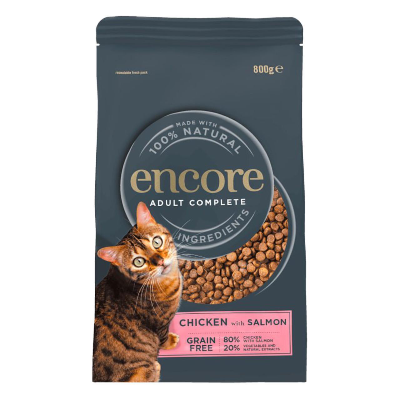 Encore Cat Chicken with Salmon Dry Food 800g