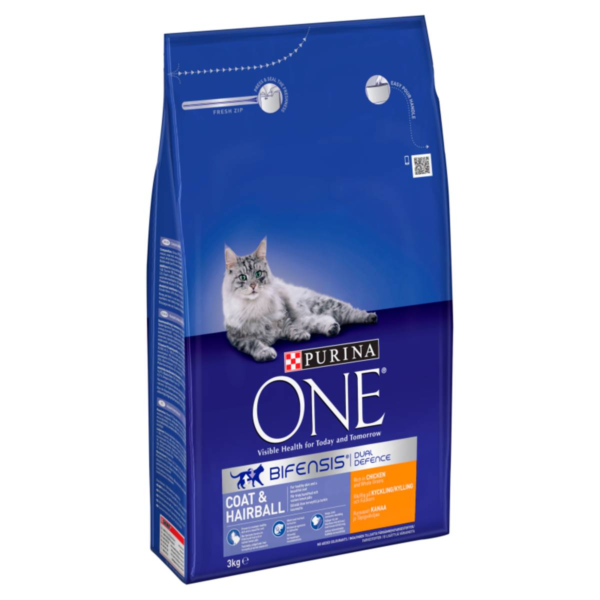 Purina One Coat &  Hairball 3Kg Cat Food: Oldrids &  Downtown