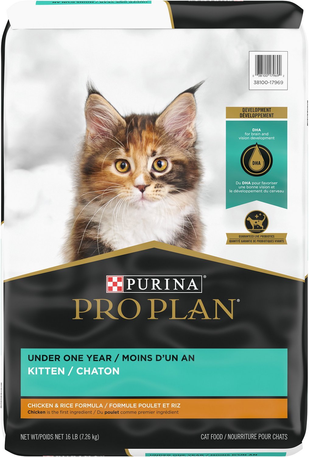 Purina Pro Plan Focus Kitten Chicken &  Rice Formula Dry ...