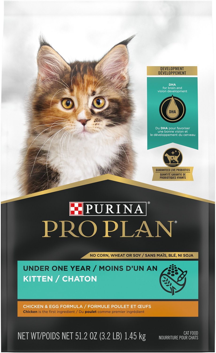 Purina Pro Plan True Nature Kitten Chicken &  Egg Recipe ...