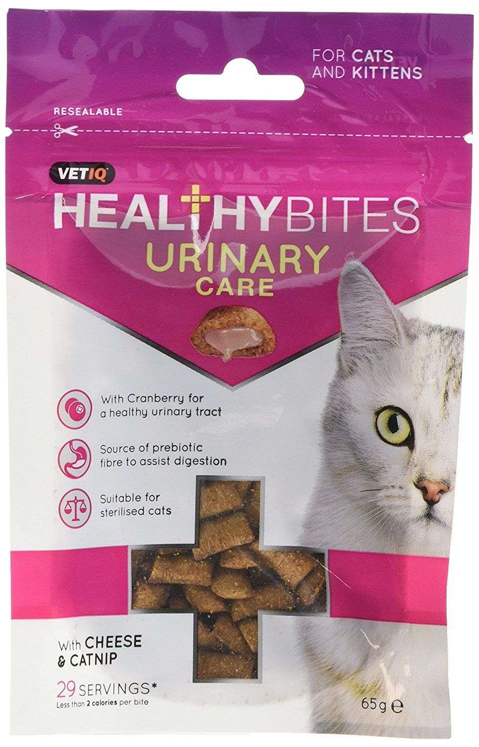 VetIQ Healthy Bites Urinary Care for cats and kittens 65g ...
