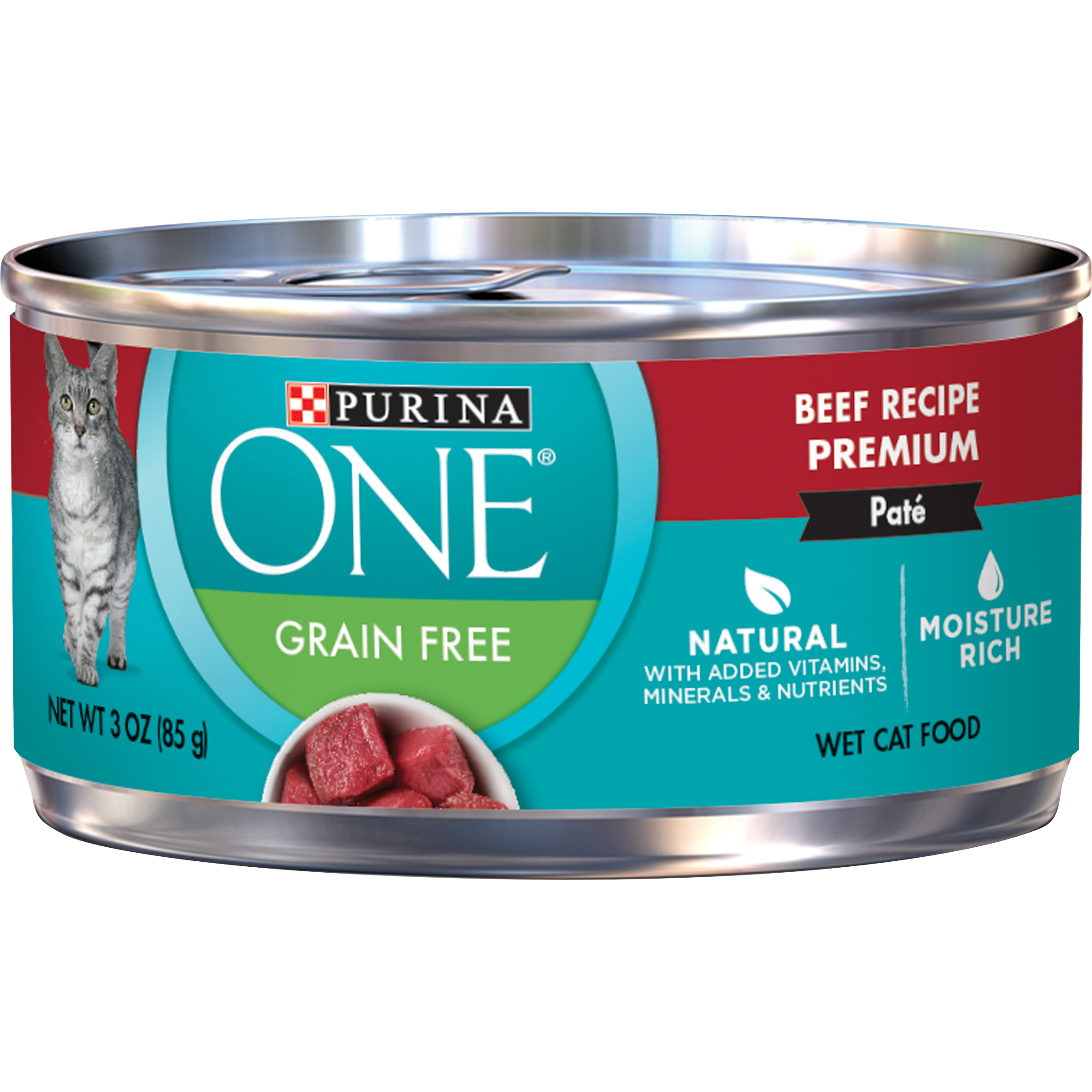 (24 Pack) Purina ONE Natural, High Protein, Grain Free ...