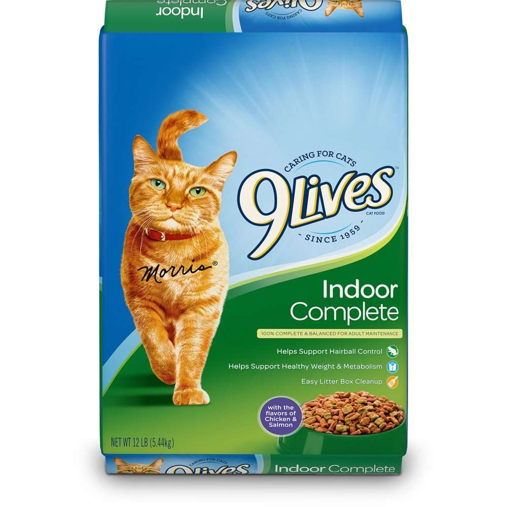 9Lives Indoor Complete Dry Cat Food, 12 lb