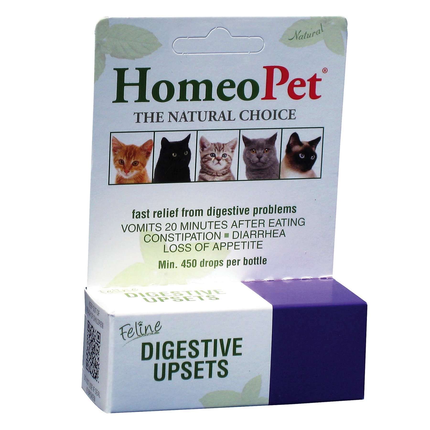 HomeoPet Feline Digestive Upsets 15 mL Homeopathic Stomach ...