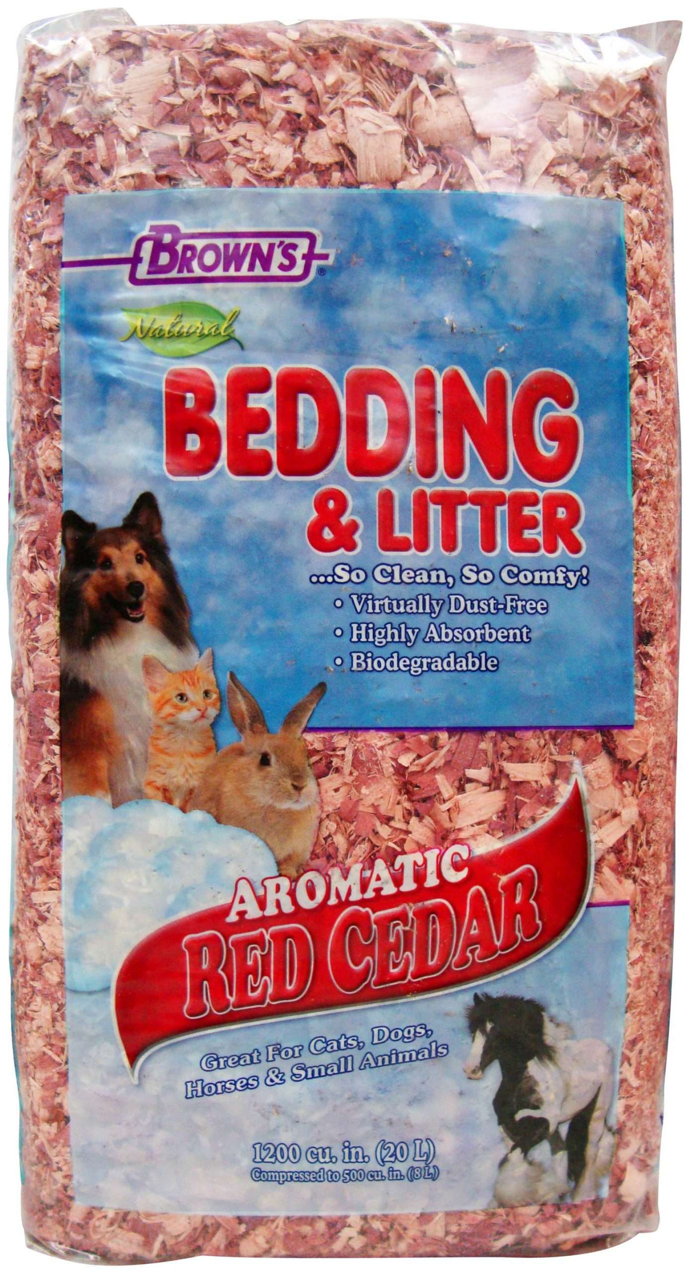 Natural Aromatic Red Cedar Bedding &  Litter