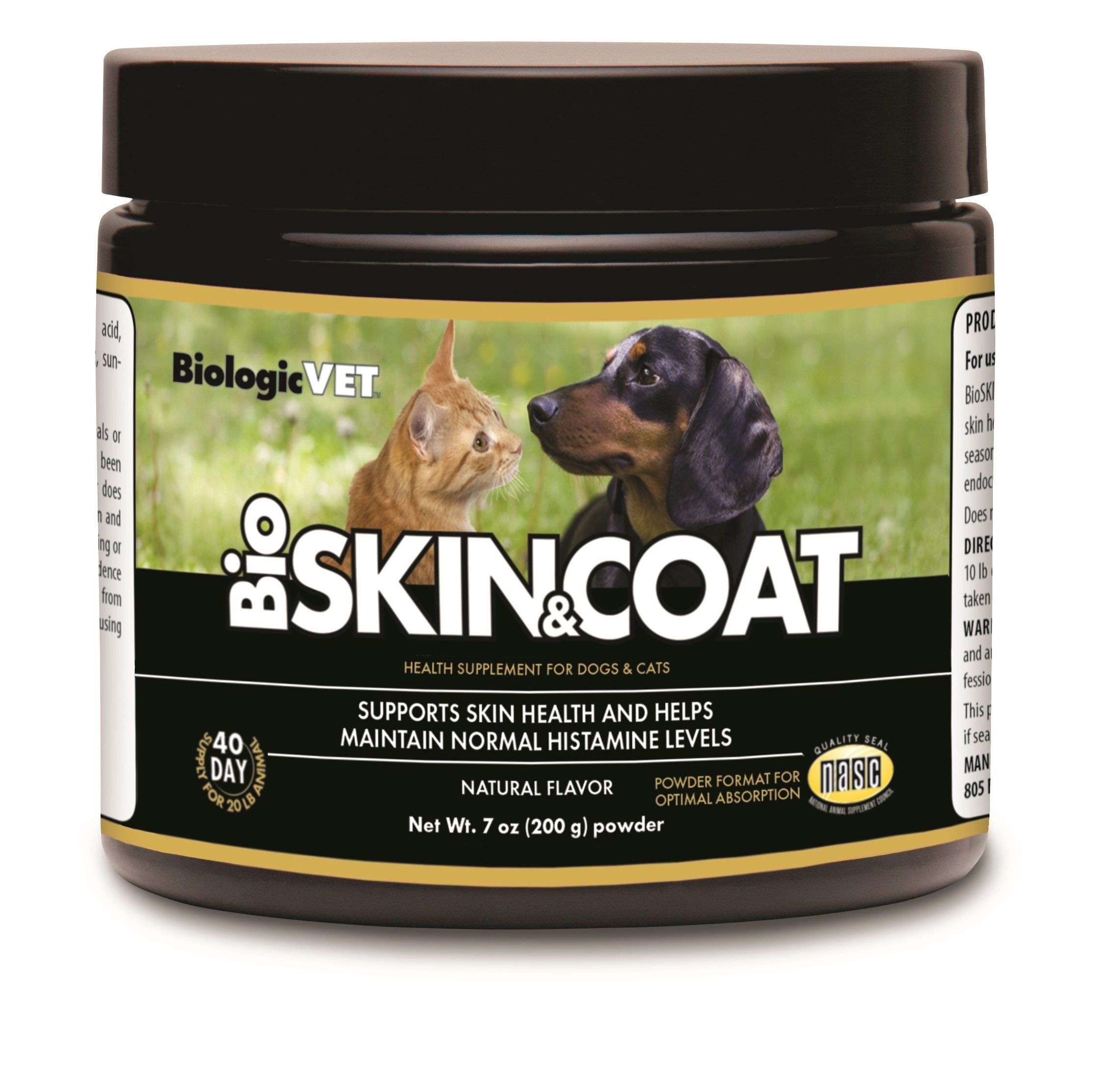 BioSKIN &  COAT Natural Antihistamine Formula Dog / Cat Pet ...