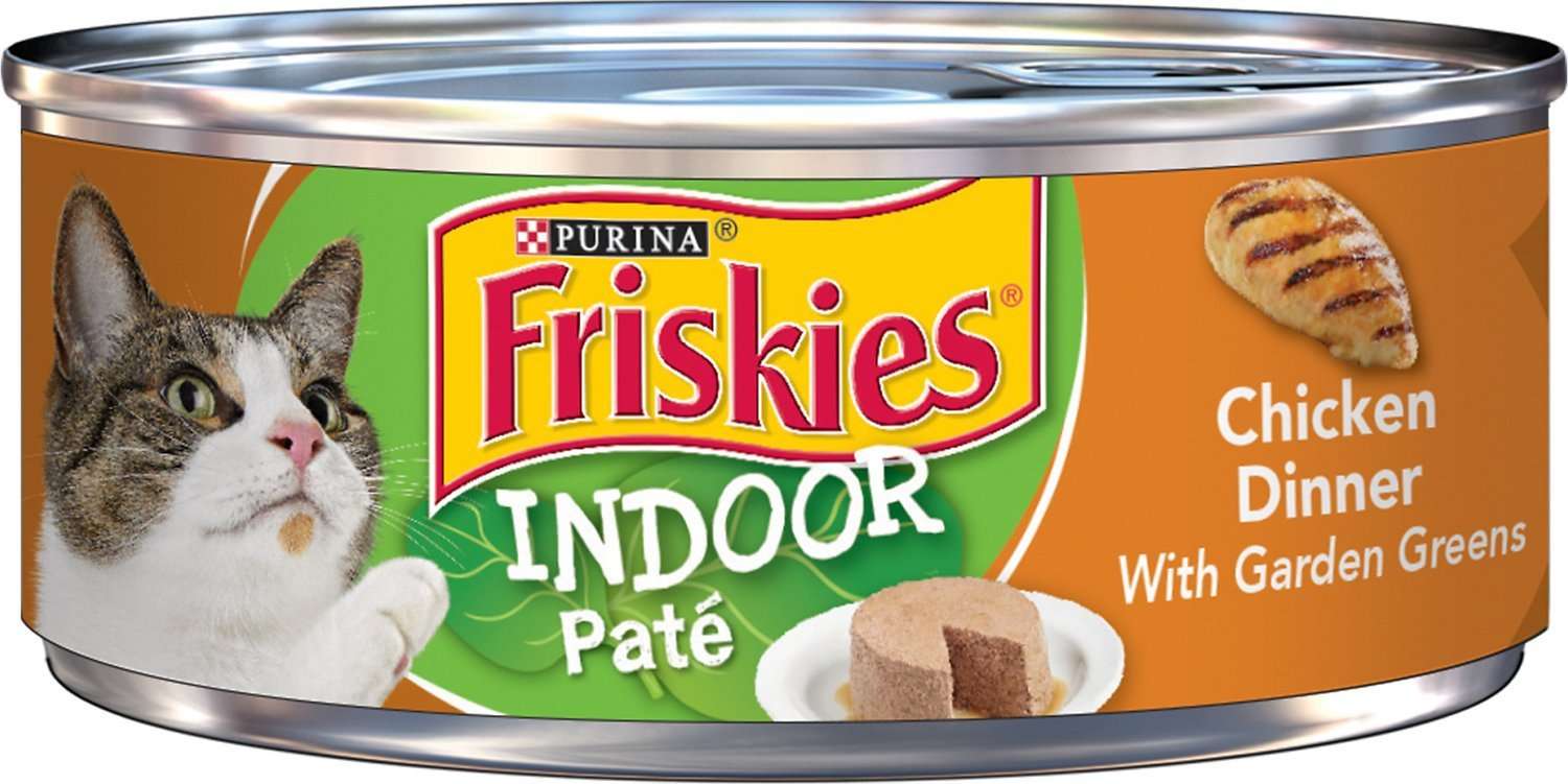 Friskies Indoor Classic Pate Chicken Dinner Canned Cat ...