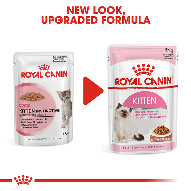 Buy Royal Canin Kitten Instinctive Gravy Wet Cat Food Pouches Online ...