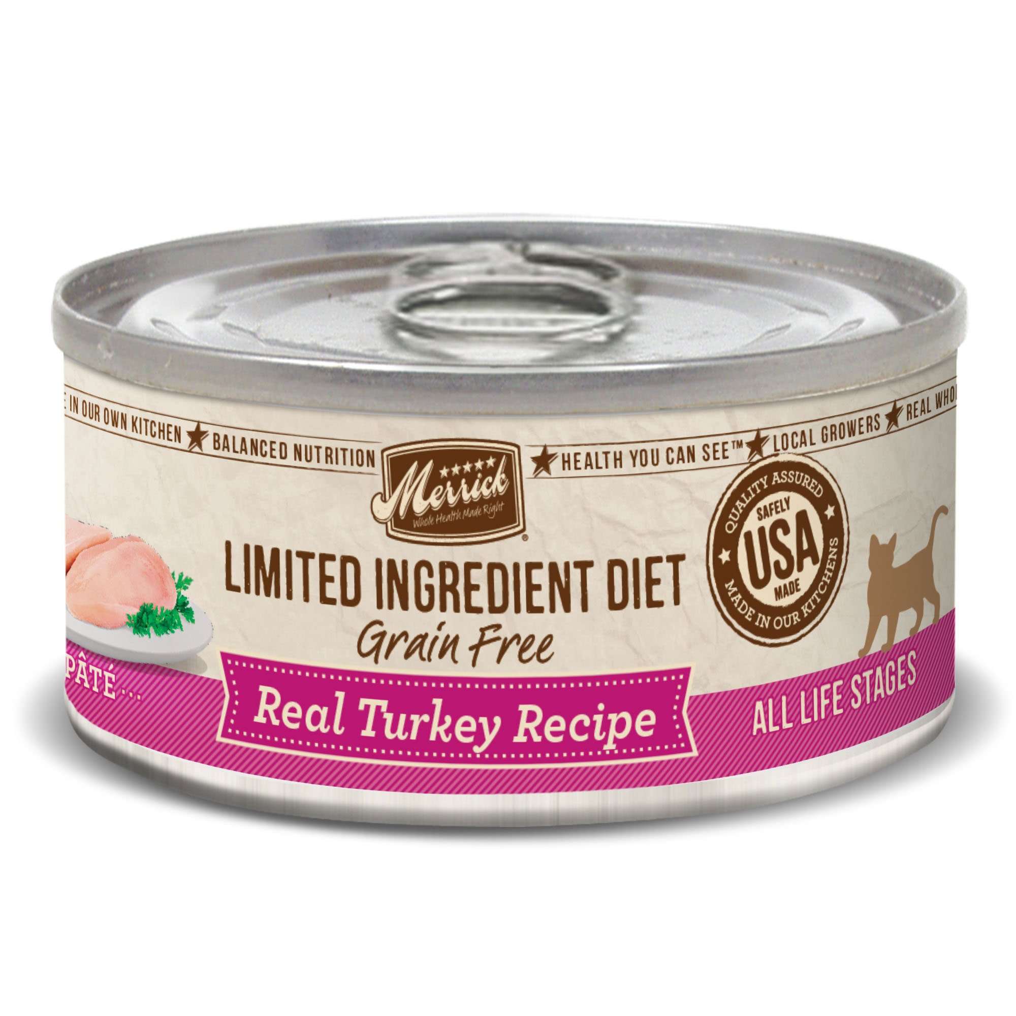 Merrick Limited Ingredient Diet Grain Free Turkey Canned Cat Food