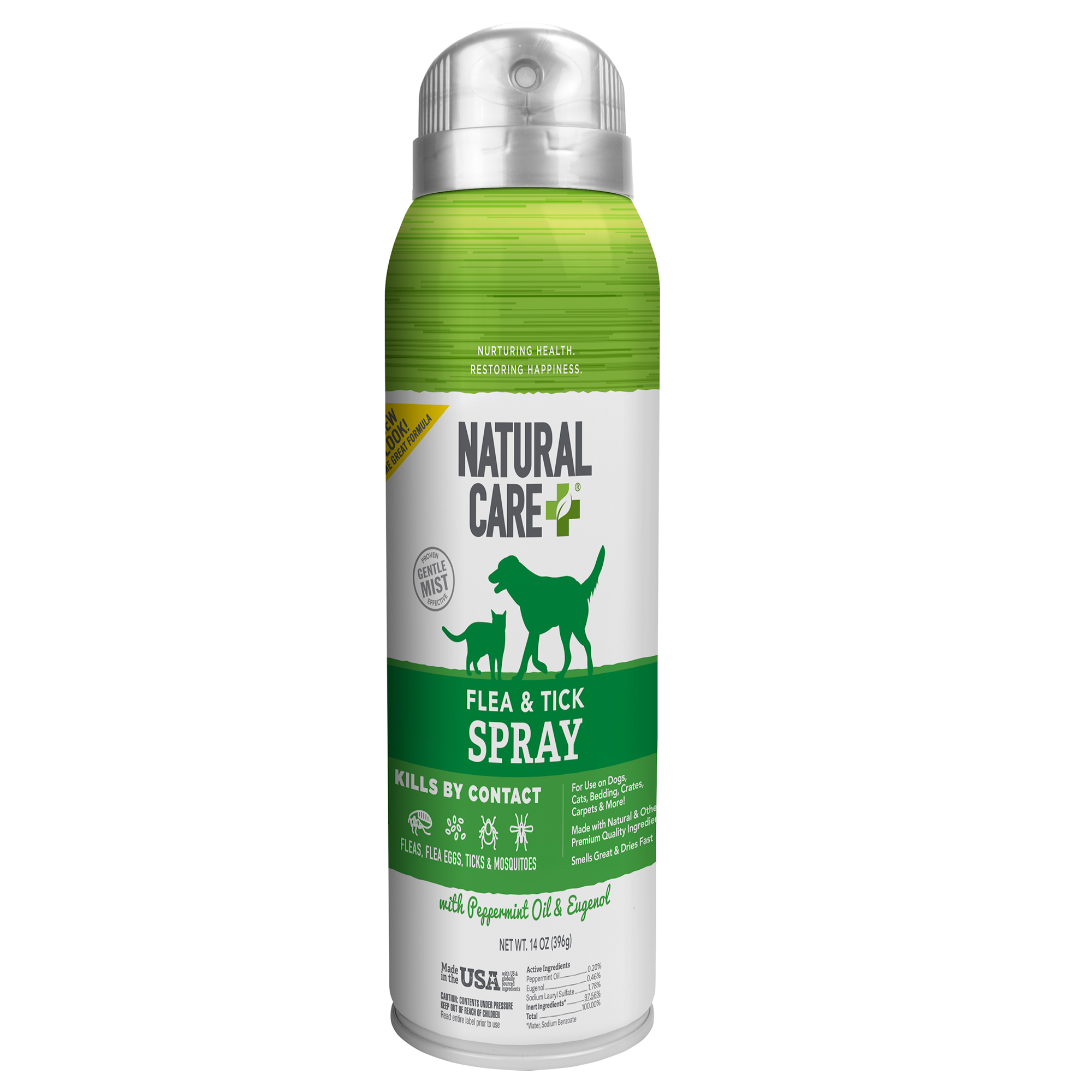 Natural Care Flea and Tick Spray for Dogs and Cats