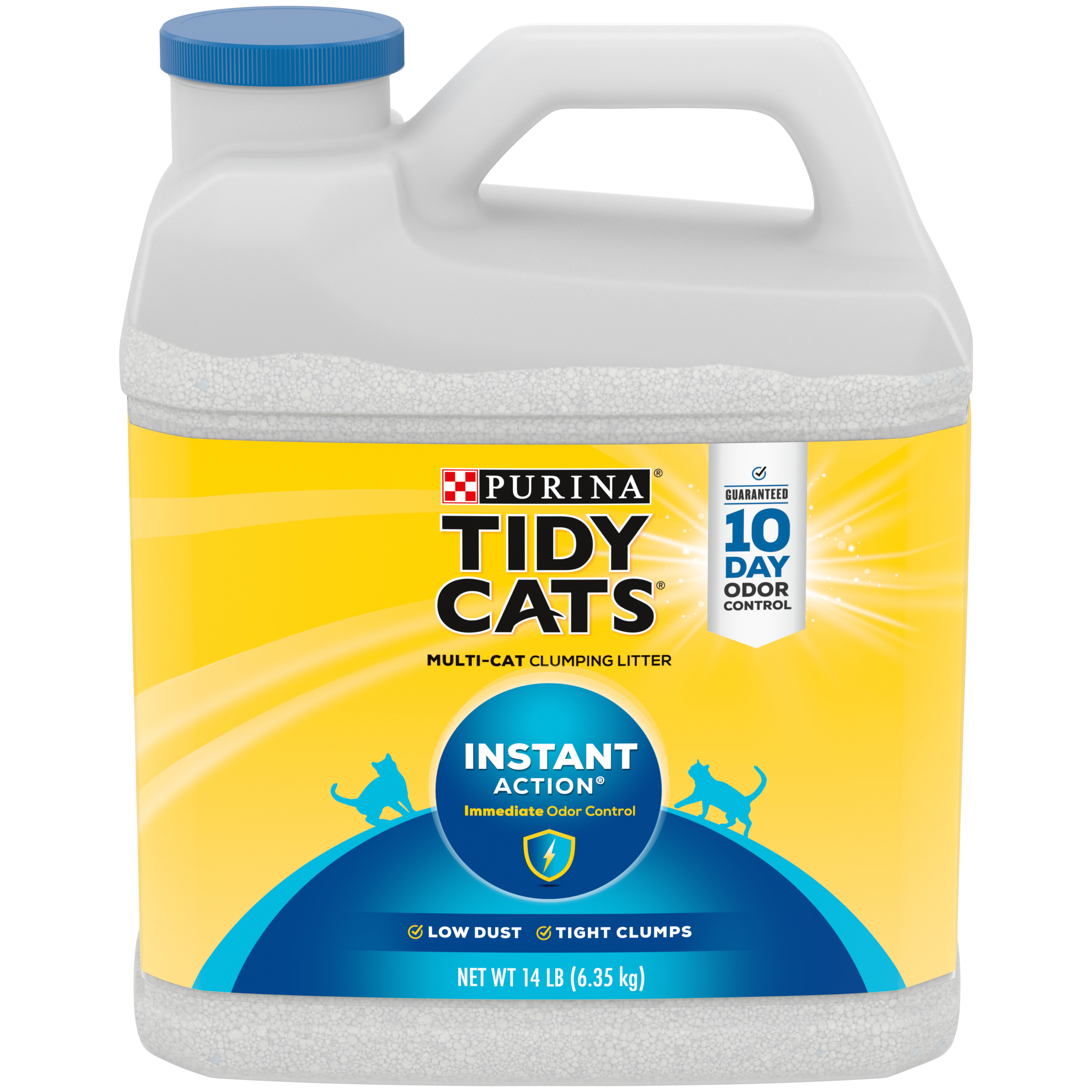 Purina Tidy Cats Clumping Cat Litter, Instant Action Multi Cat Litter ...