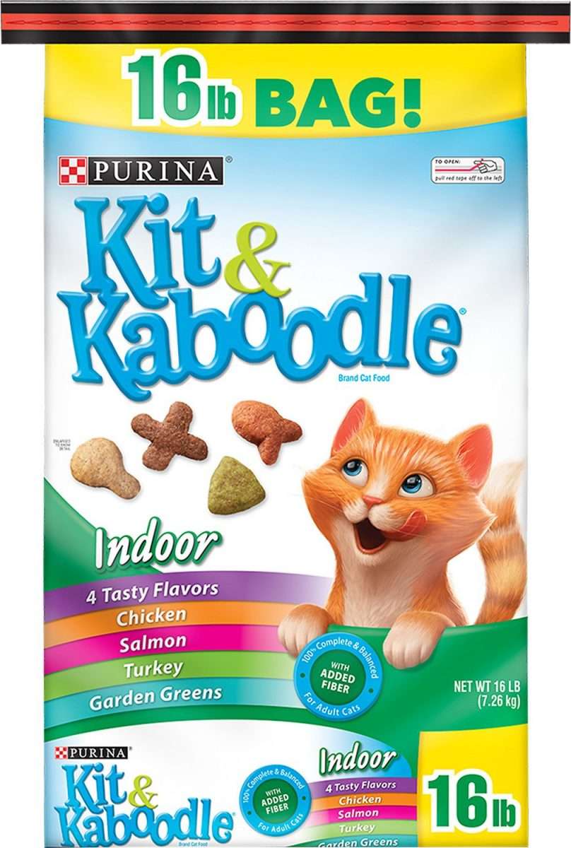 Kit &  Kaboodle Indoor Dry Cat Food, 16