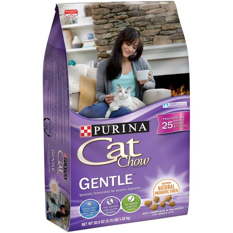 Purina Cat Chow Gentle Adult Dry Cat Food Reviews 2021