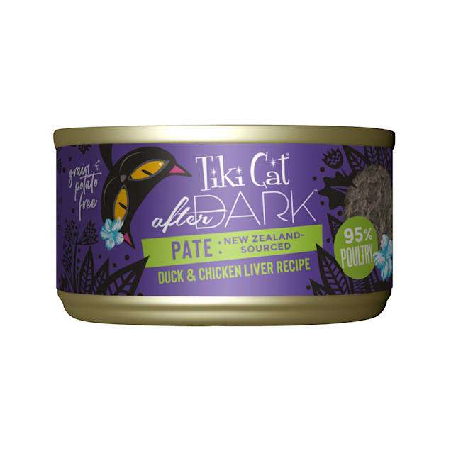 Tiki Cat After Dark Duck Pate Wet Food, 3 oz., Case of 12