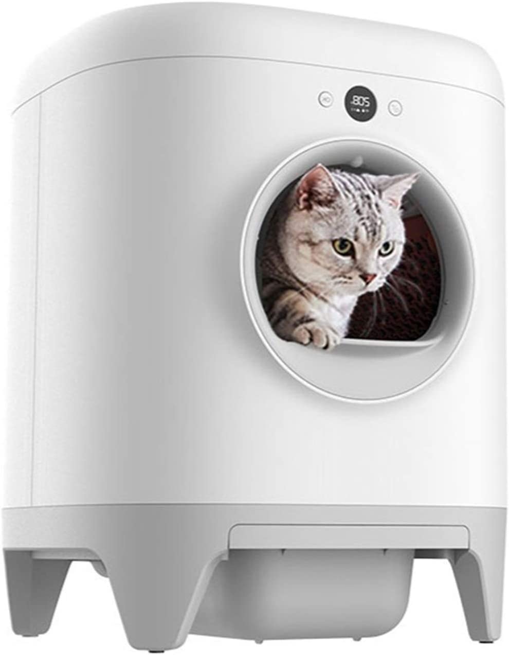 Amazon.com: KGDC Cat Litter Box Automatic Intelligent Closed Cat Litter ...