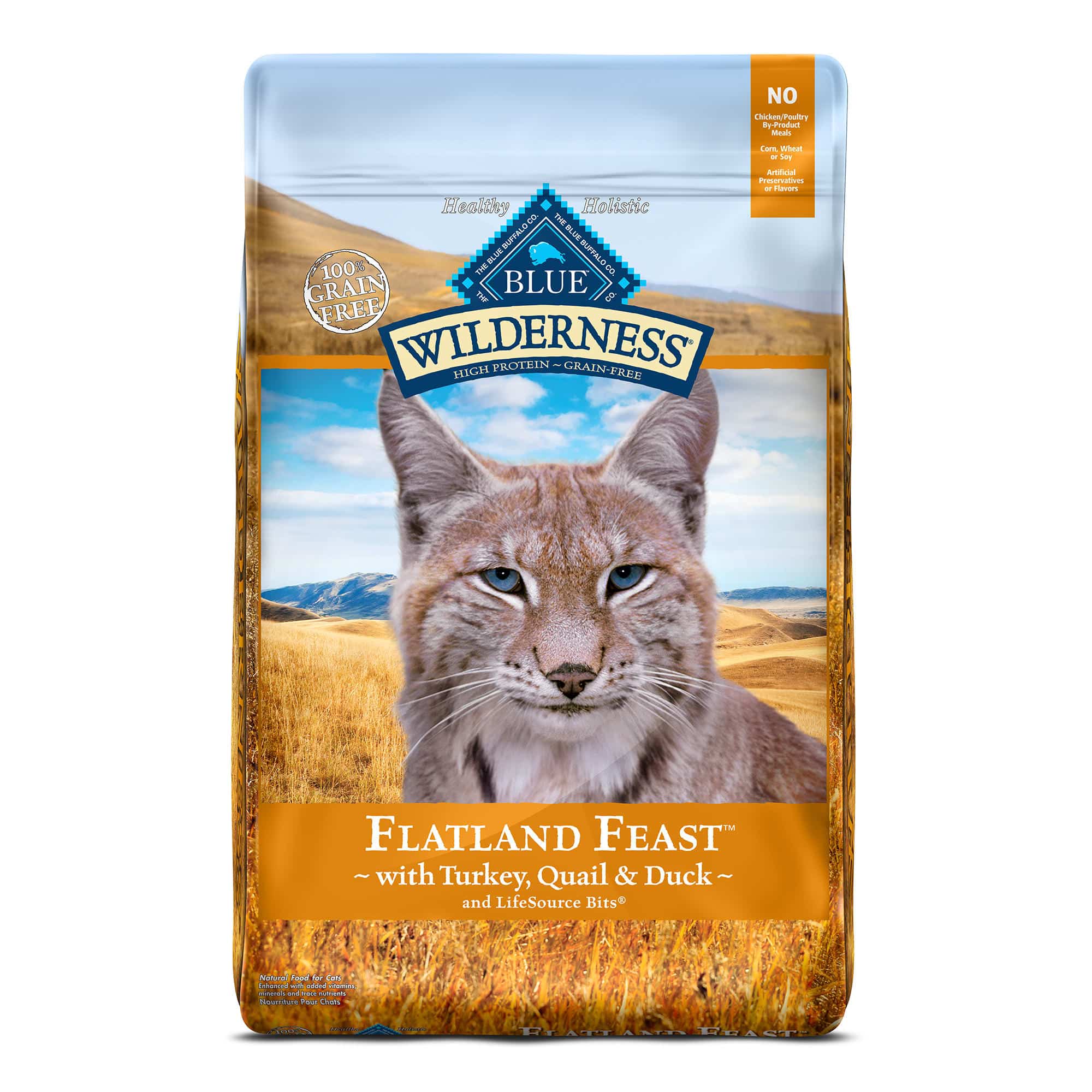 Blue Buffalo Blue Wilderness Regionals Flatland Feast Dry Cat Food, 10 ...