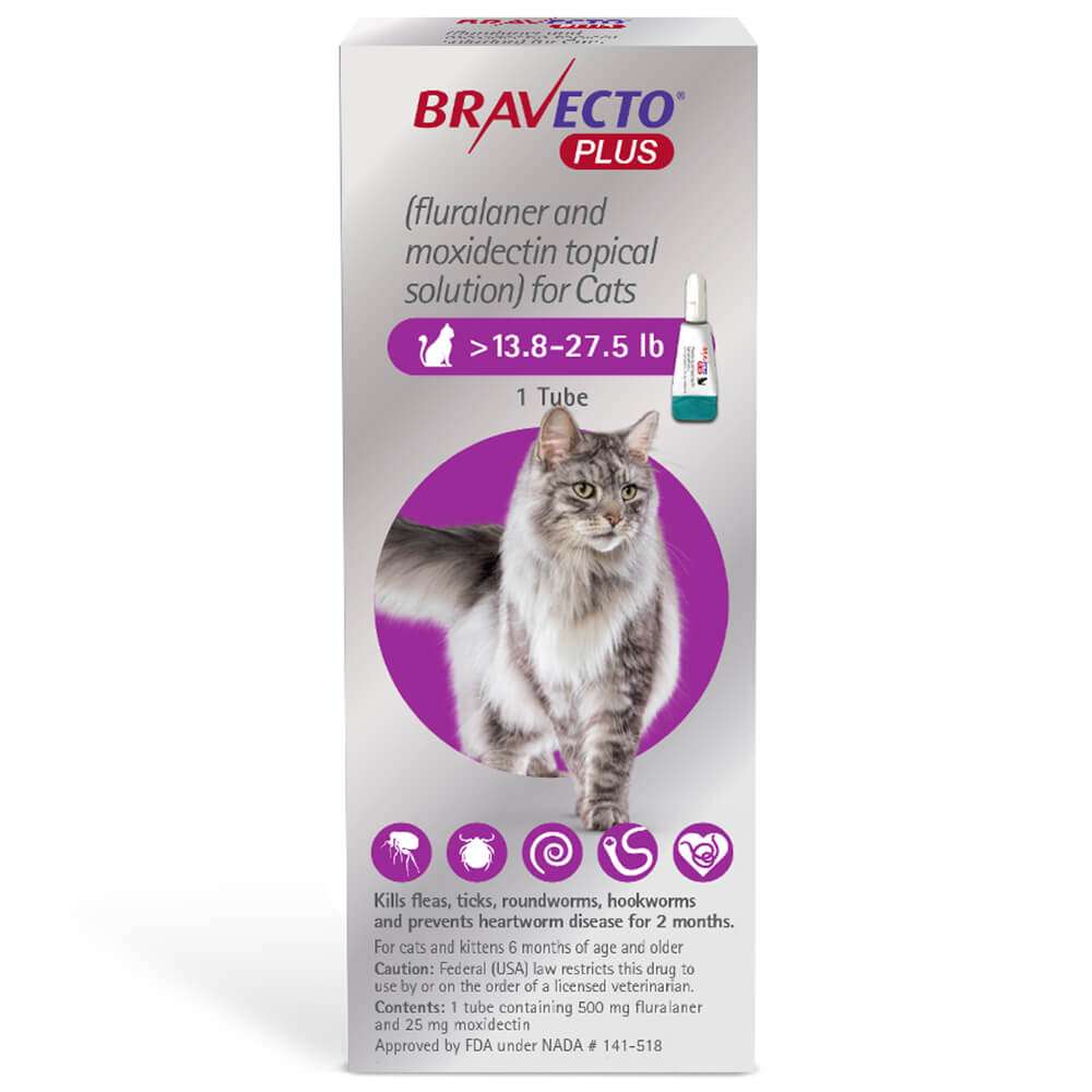 Bravecto Plus for Cats Rx, 13.8