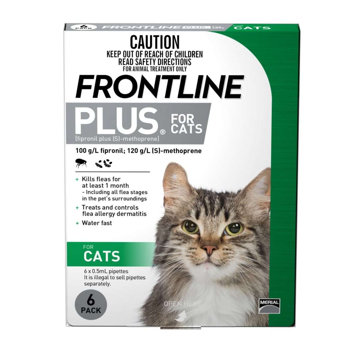 Frontline Plus Flea &  Tick Control for Cats