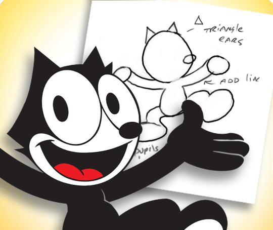 How to Draw Felix the Cat