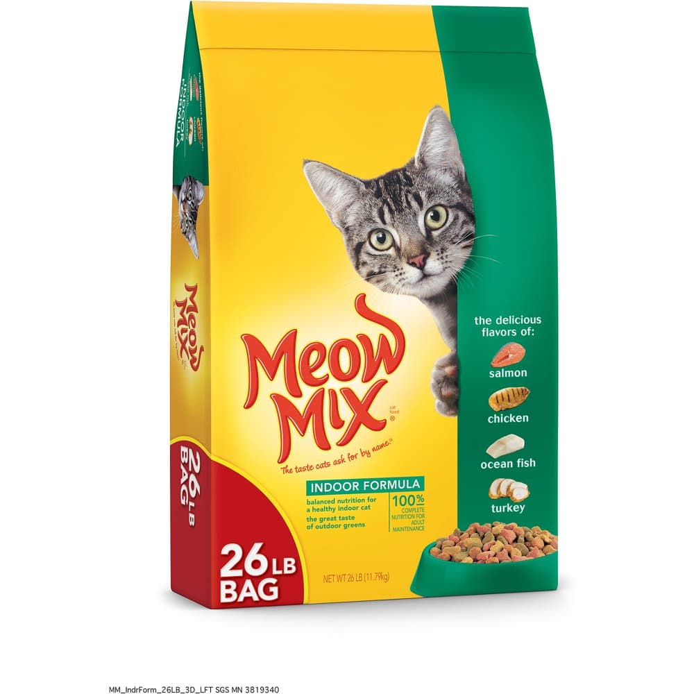 Meow Mix Indoor Formula Dry Cat Food, 26
