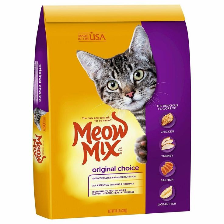 Meow Mix Original Choice Dry Cat Food,16 Lb Healthy Muscles Protein ...