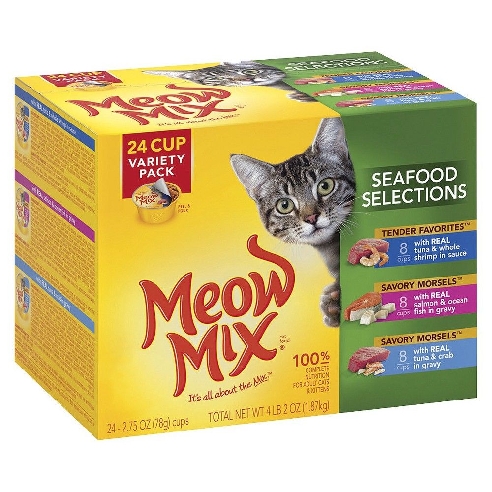 Meow Mix Seafood Selections Wet Cat Food