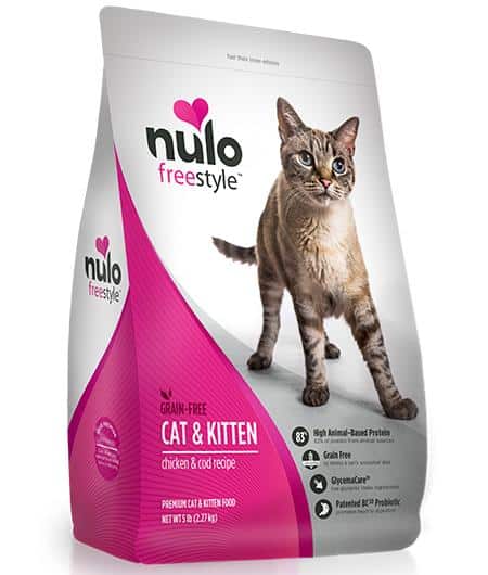 Nulo Freestyle Grain Free Cat Kitten Chicken Cod Dry Cat Food, 12 lb ...