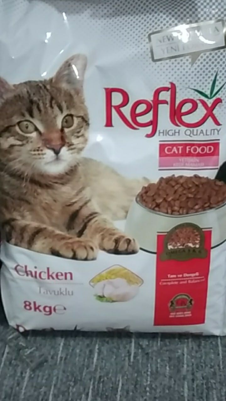 Reflex high quality cat food 8KG /makanan kucing/cat food/kucing/made ...