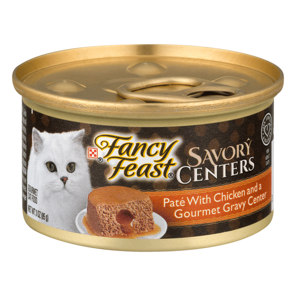 Save on Fancy Feast Savory Center Wet Cat Food Pate with Chicken Order ...