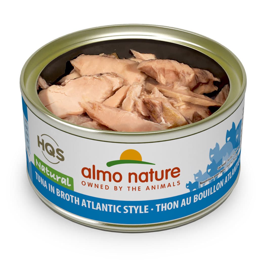 Almo,Canned Cat Food, Atlantic Tuna in Broth