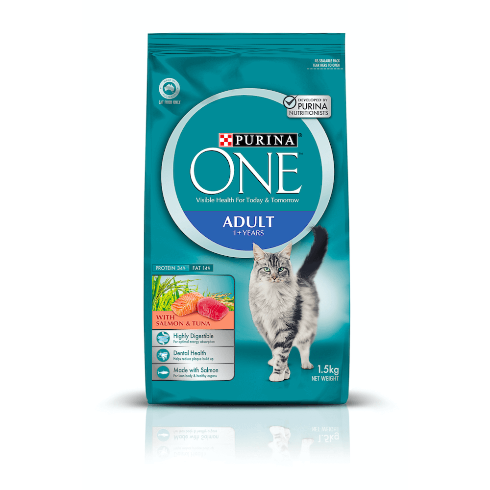 Buy Purina One Adult Salmon And Tuna Dry Cat Food Online