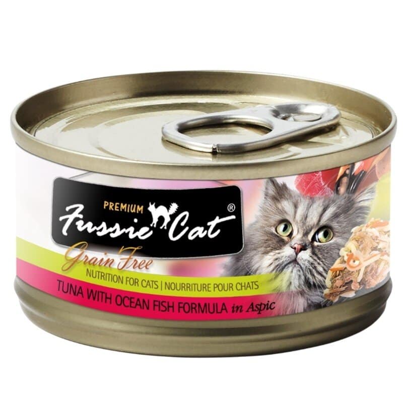 Fussie Cat Tuna With Ocean Fish Formula in Aspic Grain Free Wet Cat ...