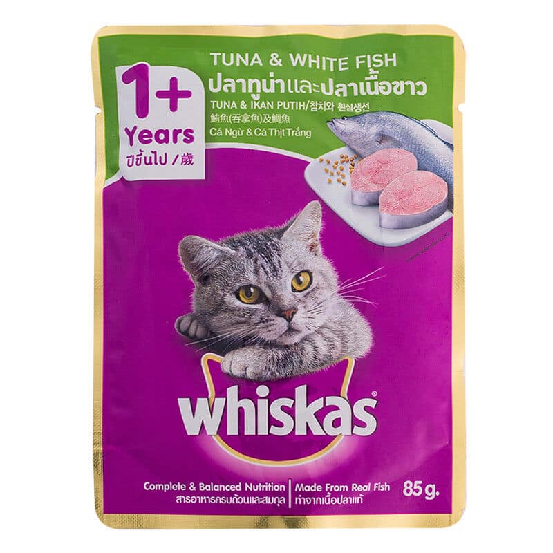 Whiskas Tuna &  White Fish Cat Food 85g 8853301550024