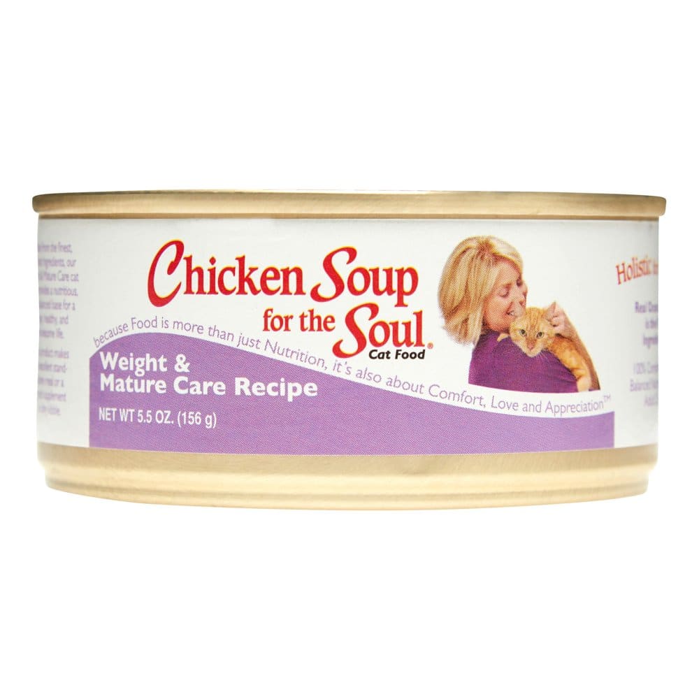 (24 Pack) Chicken Soup For The Soul Weight Care Recipe Senior Wet Cat ...